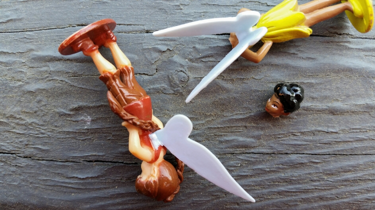 broken fairy toys